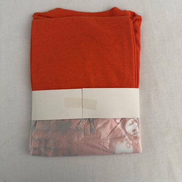 Bad To The Bone T Shirt Size XXL Orange Skeleton Graphic Halloween Adult Tee - Picture 4 of 7